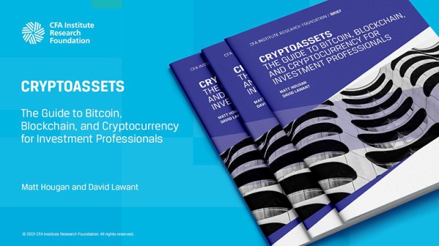 Promotional tile for Cryptoassets: The Guide to Bitcoin, Blockchain, and Cryptocurrency for Investment Professionals