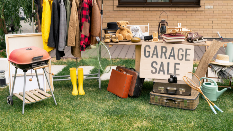 image of garage sale