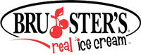 The logo for Bruster's ice cream. 