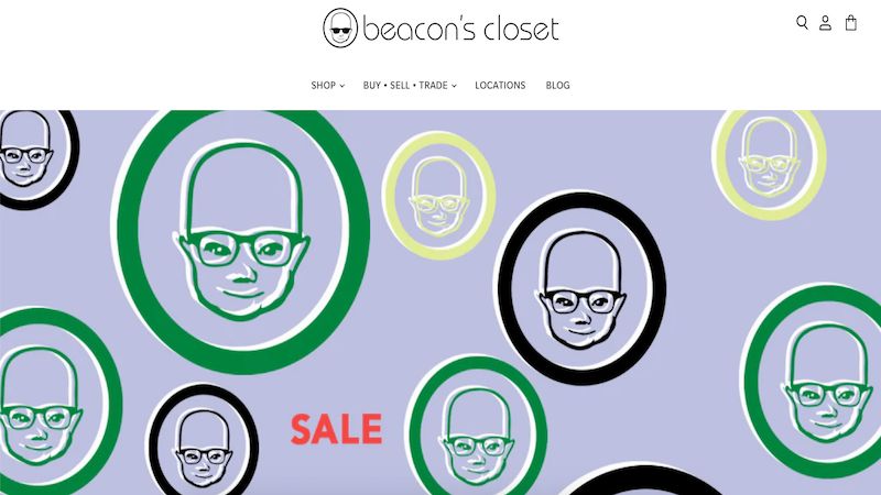 Beacon's Closet home page