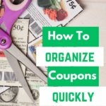 How to organize coupons quickly
