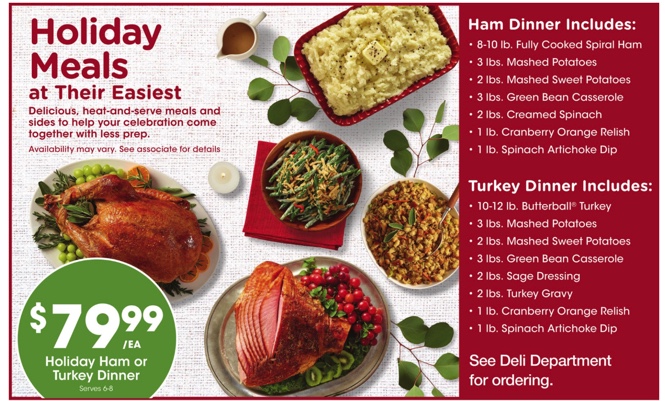 Pick N Save Holidays Meals made simple